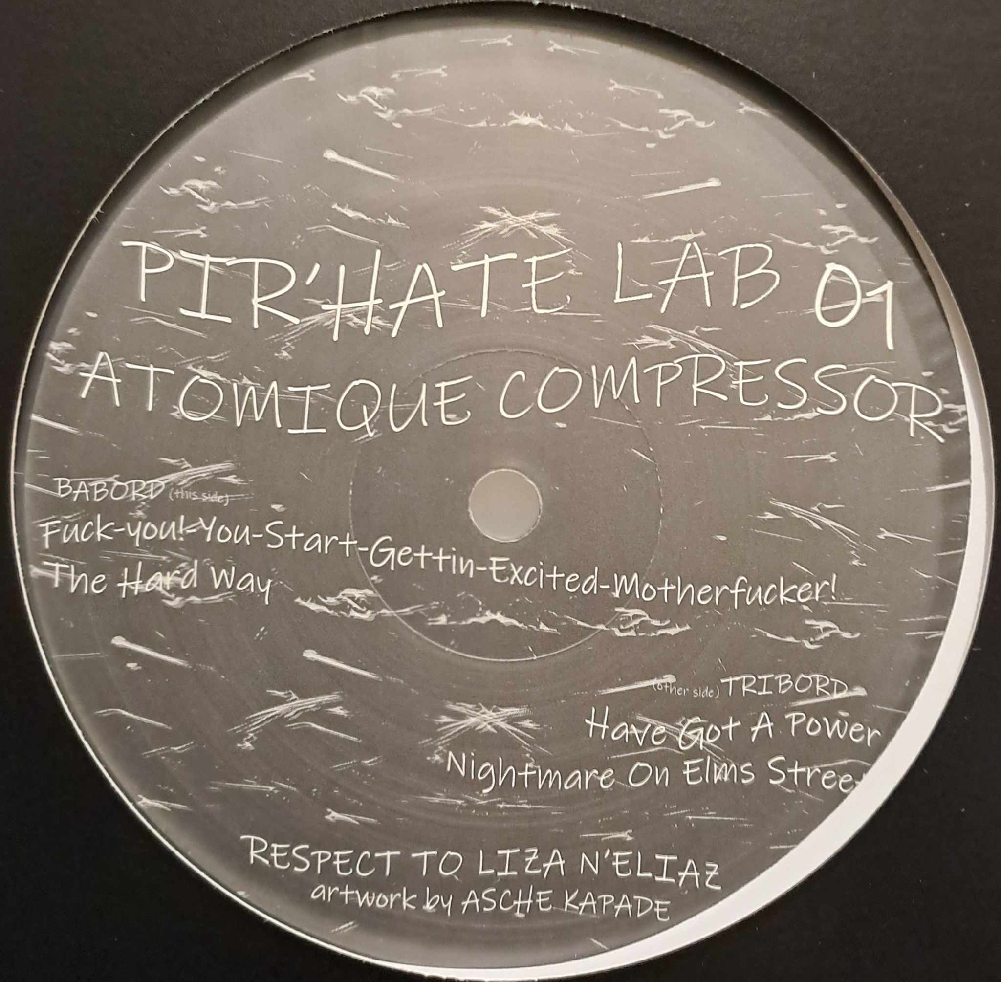 Pir'Hate Lab 01 - vinyle hardcore